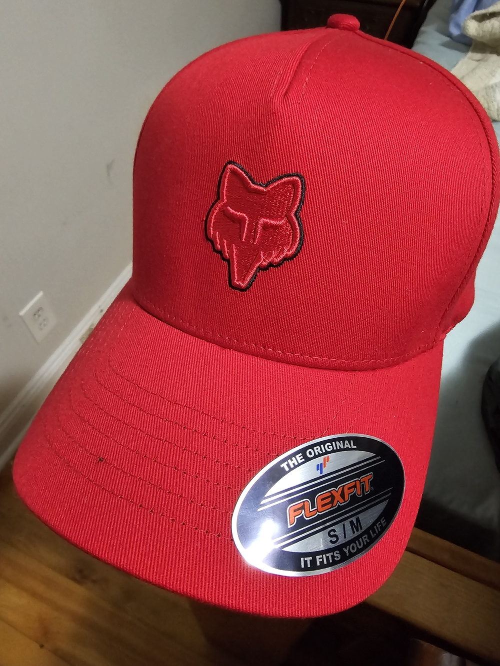 Fox Red Flexfit Kids Hat with Fox Head Patch